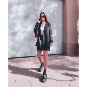 GARFIELD & MARKS: ALEX GARFIELD  BLACK BLAZER-